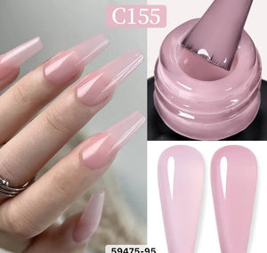 JELLY BABY PINK GEL POLISH BORN PRETTY C155