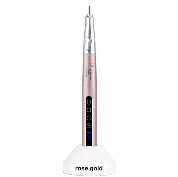 ROSE GOLD HRILL HYBRID CORDLESS 2 IN 1 35,000RPM RECHARGABLE