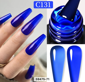 KLEIN BLUE JELLY GEL POLISH BORN PRETTY C131