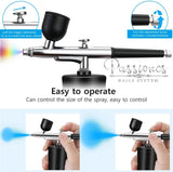 272L AIRBRUSH PORTABLER OXYGEN INJECTOR RECHARGEABLE BLACK