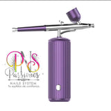 278L AIRBRUSH PORTABLER OXYGEN INJECTOR RECHARGEABLE PURPLE