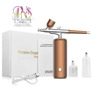 277L AIRBRUSH PORTABLER OXYGEN INJECTOR RECHARGEABLE BRONZE