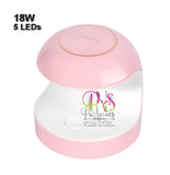 207L UV/LED MINI NAIL LAMP 18WATTS PINK GEL TIPS