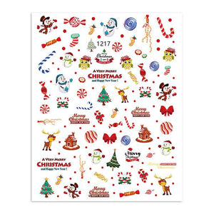 JO- 1217 STICKERS A VERY MERRY CHRISTMAS