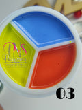 411i SOLID NAIL GEL PAINTING THREE COLOR #03