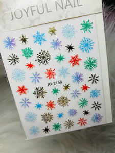 JO-2158 STICKERS COPOS DE NIEVE