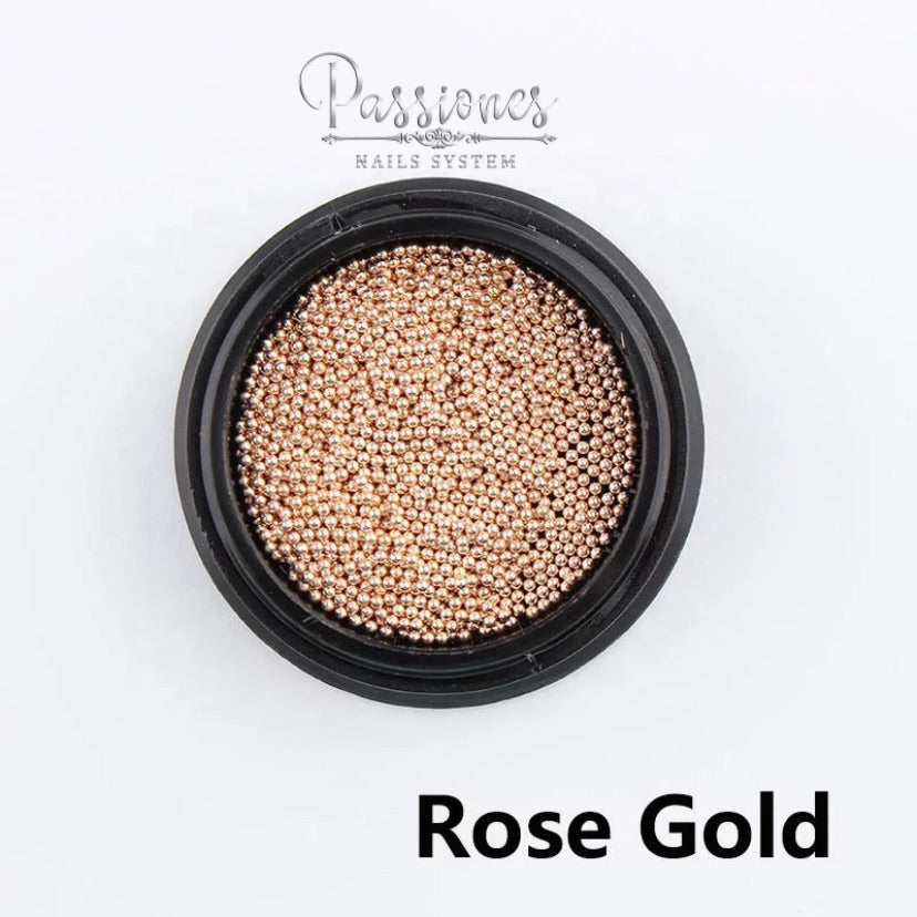 20E BULLONES ROSE GOLD (RUEDA NEGRA) – Passiones Nails