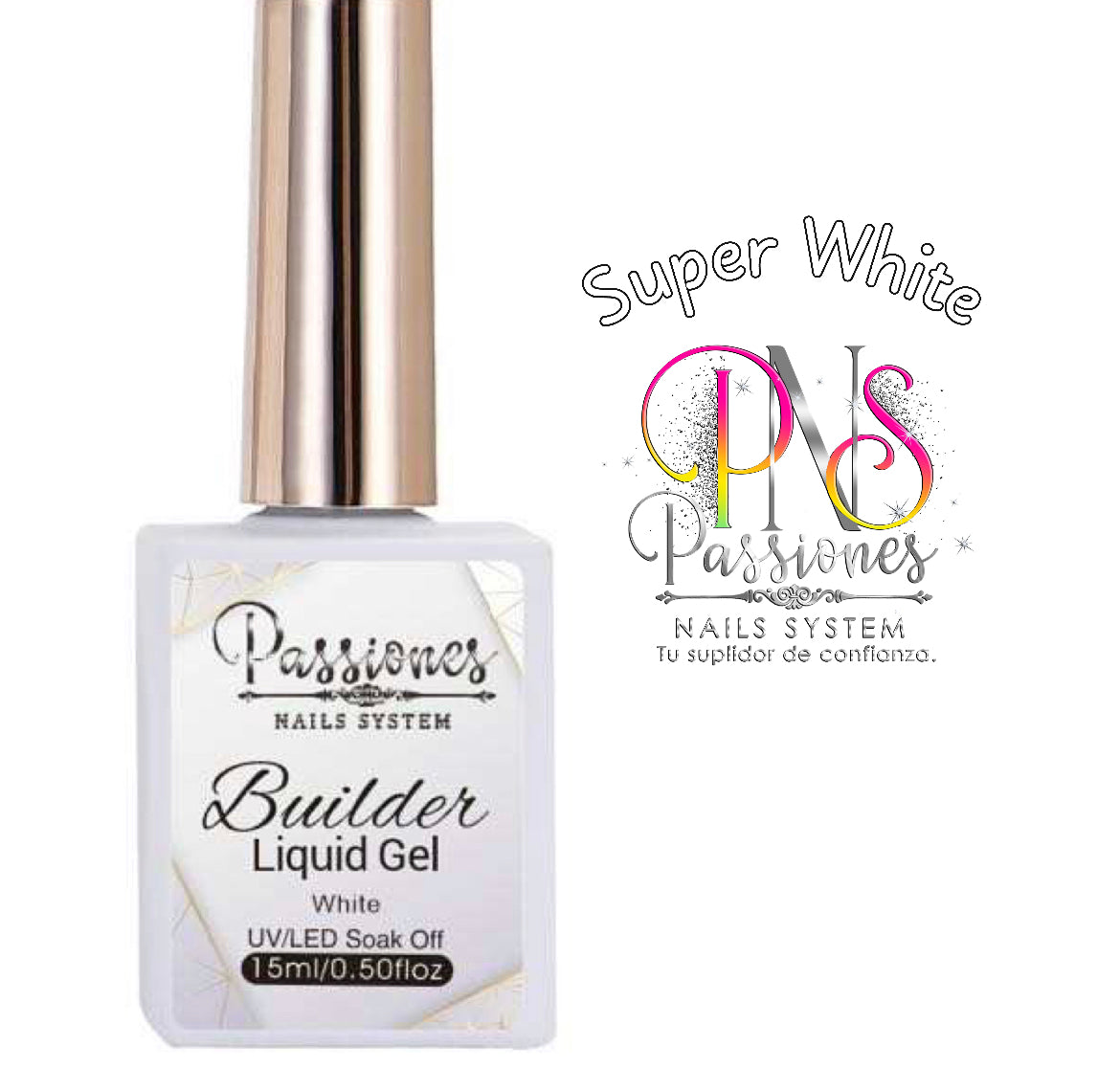 249i SUPER WHITE BUILDER GEL 15ml Passiones Nails