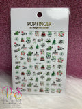 WG754 STICKERS NAVIDAD JOLLY