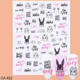 CA-622 STICKER SEXY LADIES