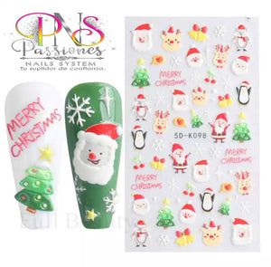 5D-K098 STICKER SANTA 5D