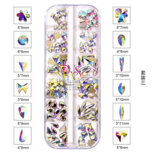 153P CAJA CRISTALES TORNASOL 12 pcs