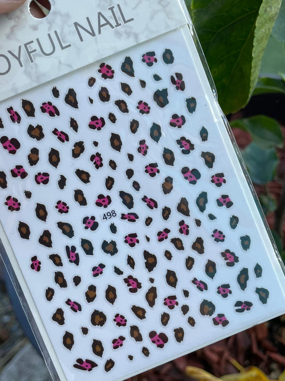 498 STICKER ANIMAL PRINT