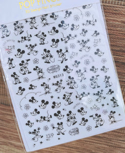 WG313 STICKER MICKEY MOUSE (BLACK & WHITE) DISNEY