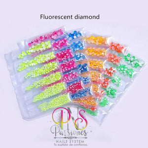 78/80P NEON FLUORESCENT DIAMONDS MIX