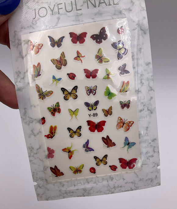 Y-89 STICKER DIVINE BUTTERFLY