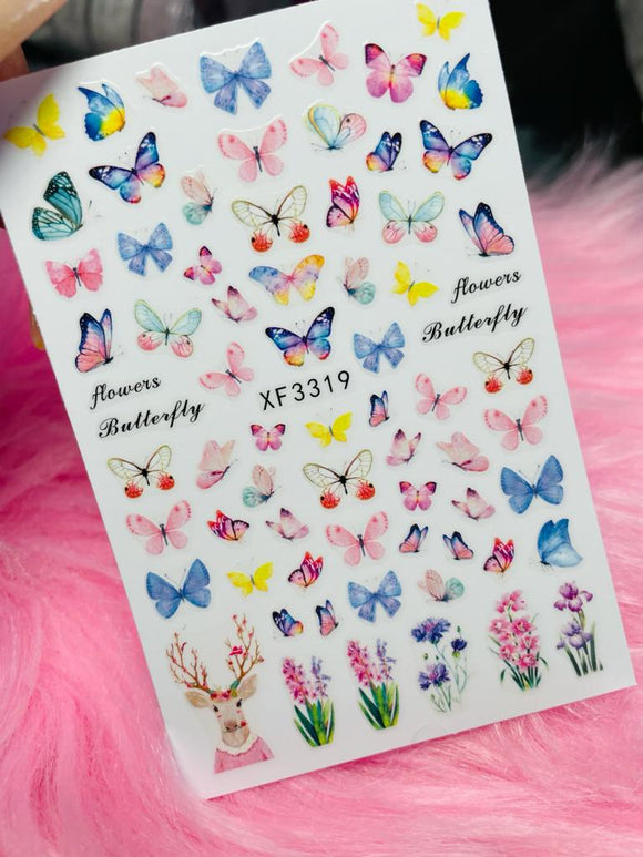 XF3319 STICKER BUTTERFLIES