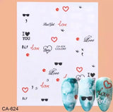 CA-624 STICKER LOVE YOU CORAZON