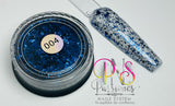221E METAL FLAKES/LINES BLUE 004