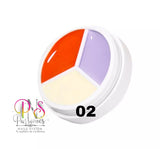 410i SOLID NAIL GEL PAINTING THREE COLOR #02