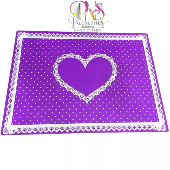 50H SILICONE PLACEMAT PURPLE