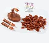 48N  NAIL TRAINING HAND/ DEDO MECANICO DE PRACTICA  (BROWN)