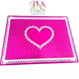 48H SILICONE PLACEMAT FUCSHIA